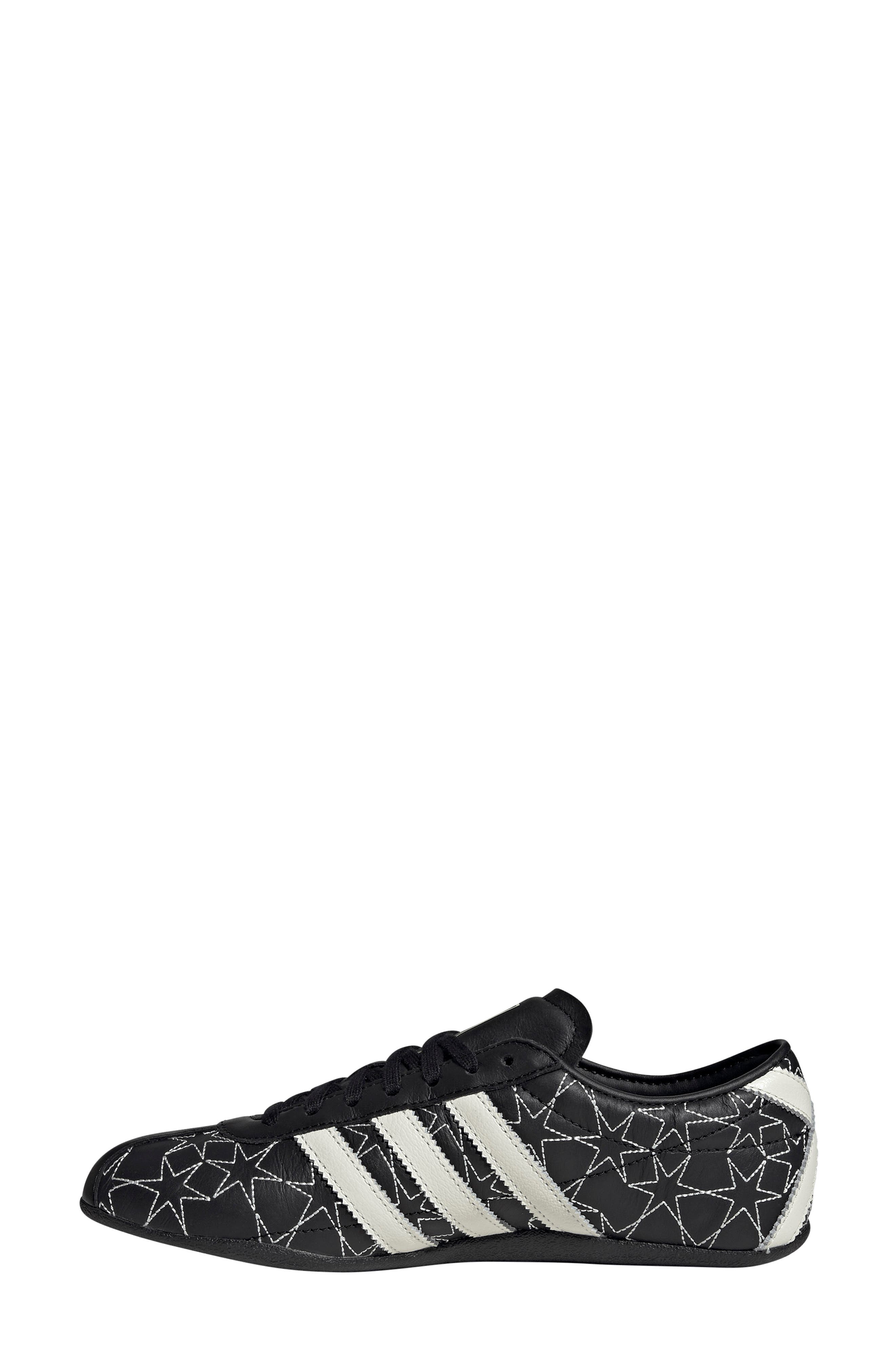 adidas Tokyo Embroidered Low Top Sneaker, Alternate, color, Black/ Off White/ Gold