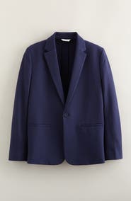Nordstrom Kids' Navy Knit Sport Coat