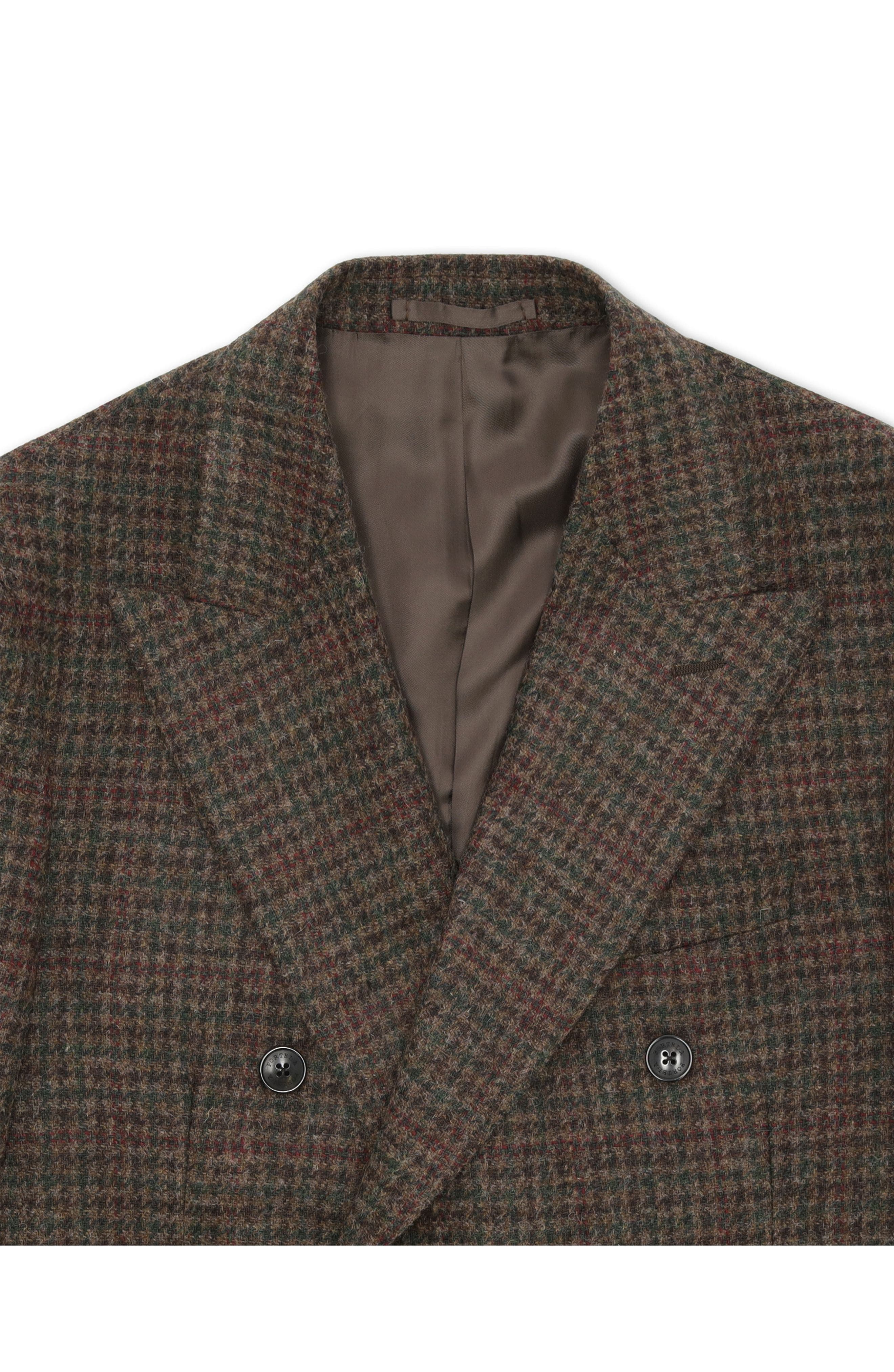 Fortela Shetland Double-Breasted Check Jacket (Men) | Nordstrom