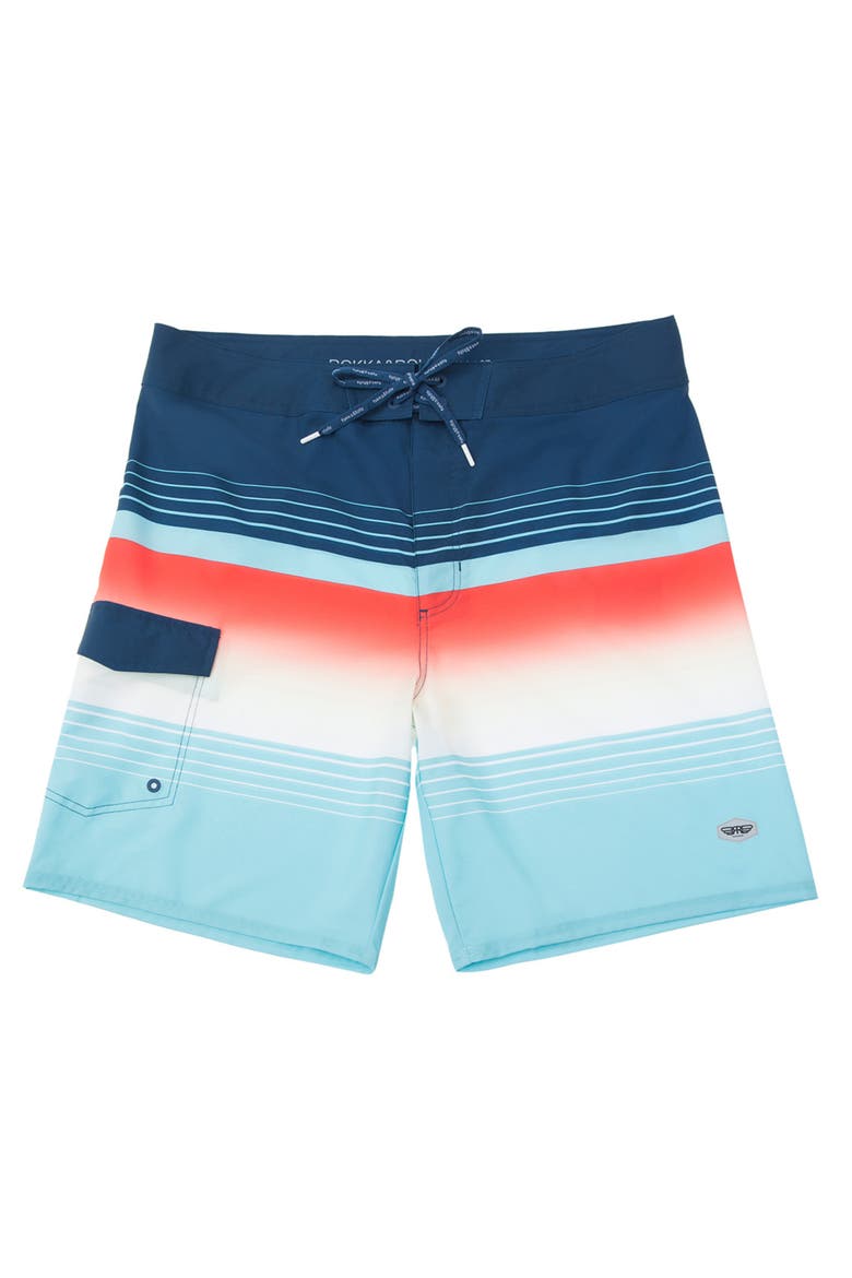4-Way Stretch Performance Board Shorts, Alternate, color, Hawaiian slush