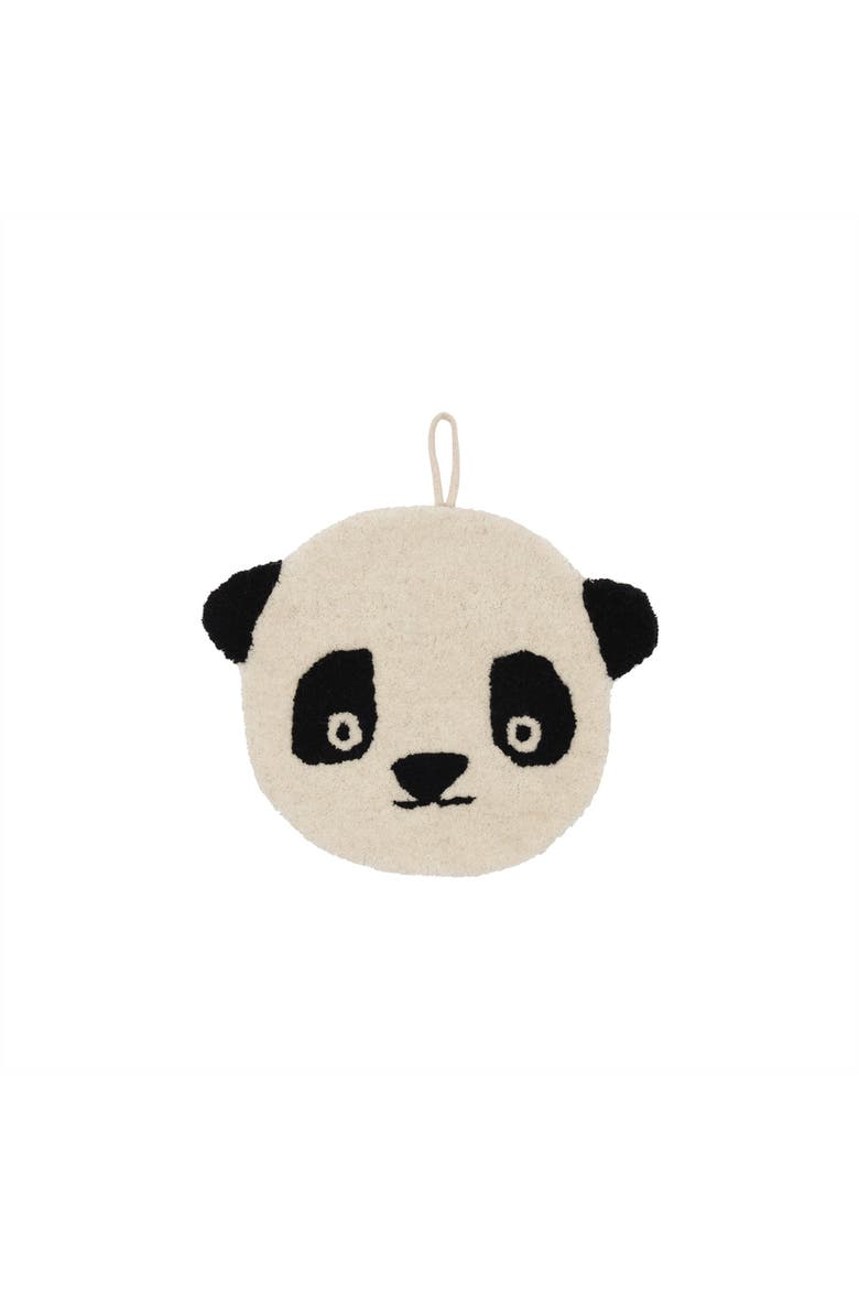 Panda Miniature Wallhanger, Main, color, White