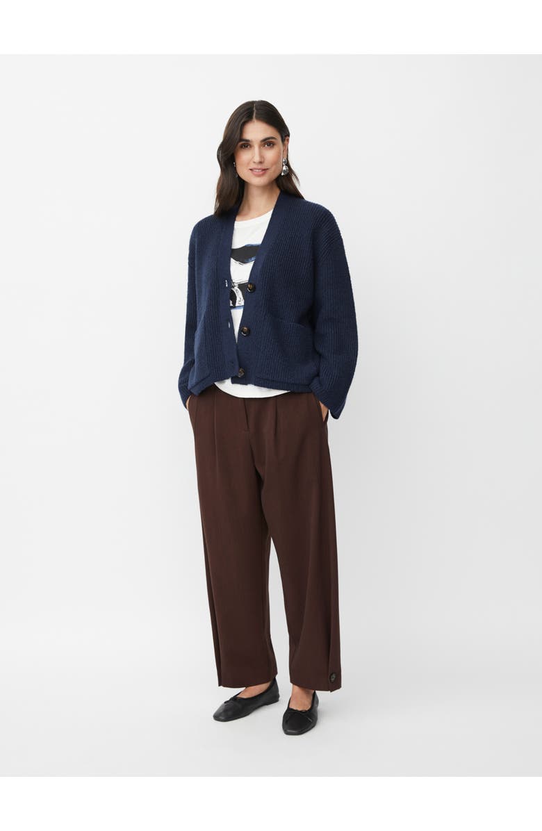 Masai Copenhagen MaPunna High Waisted Cropped Pants, Alternate, color, Sh. Chocolate