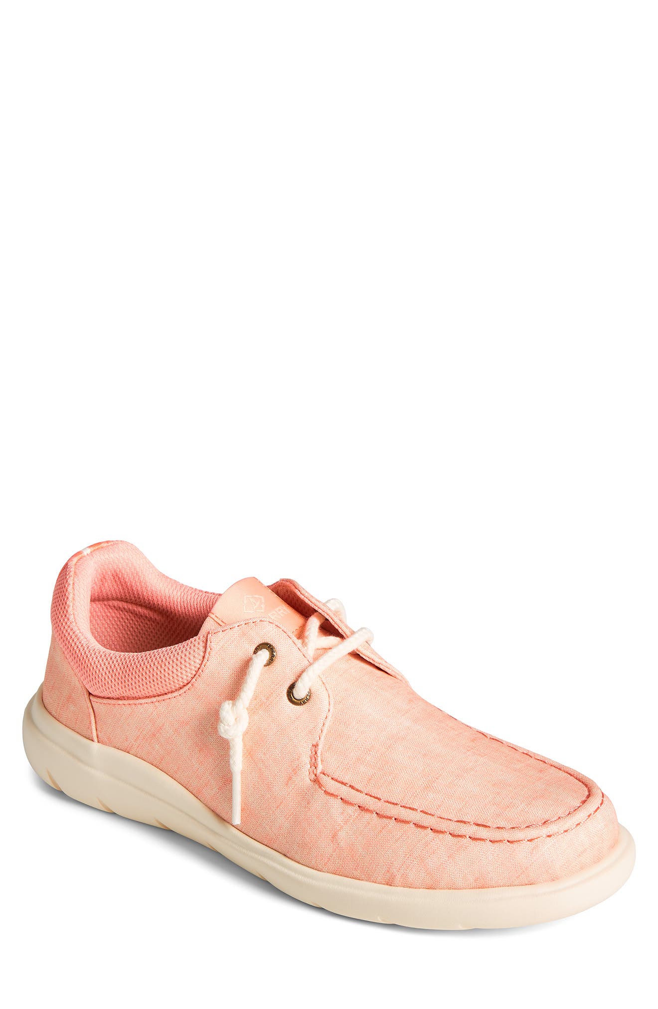 SPERRY TOP-SIDER® Captains Moc Toe Chambray Sneaker (Women) | Nordstromrack