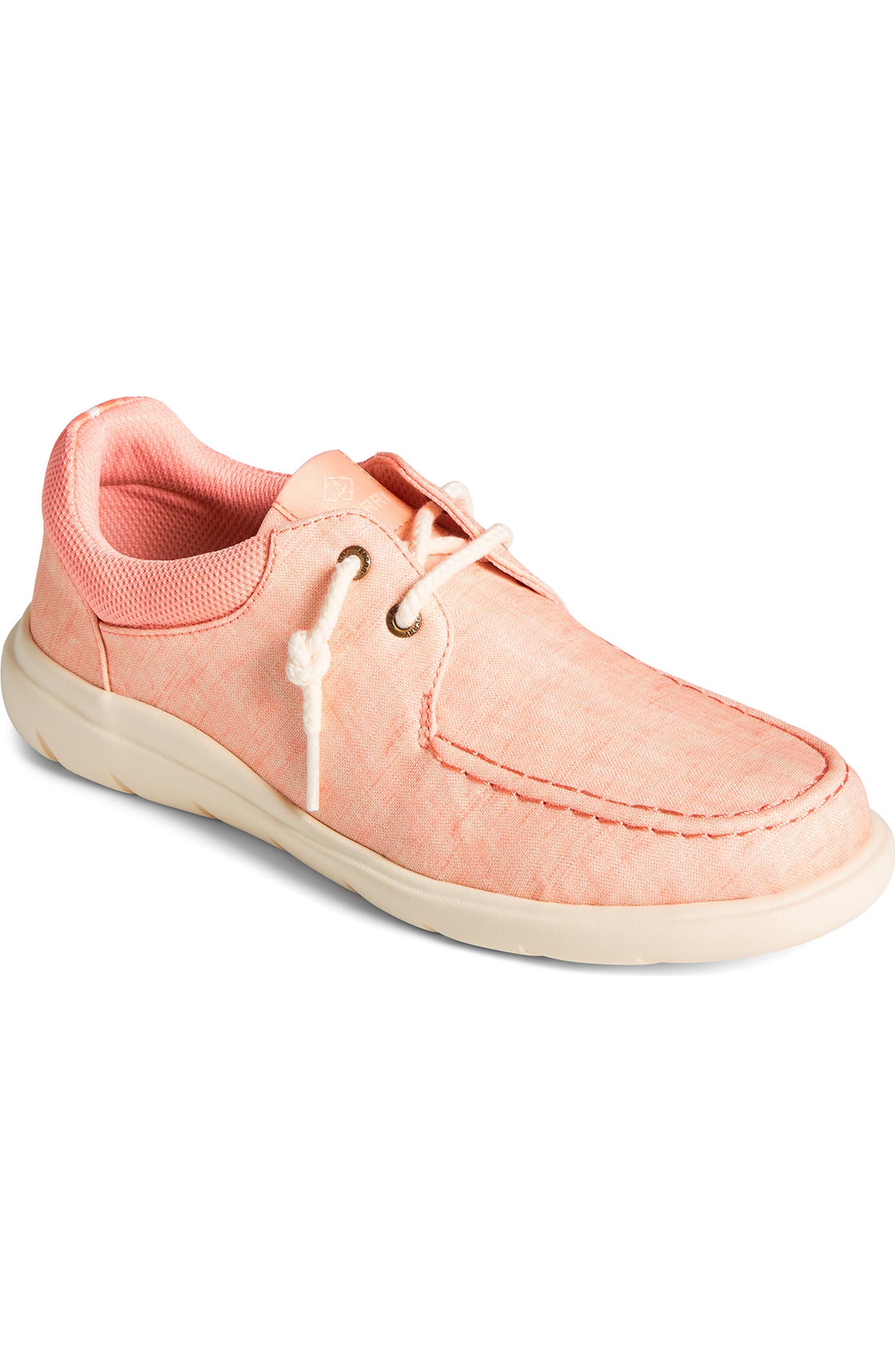 SPERRY TOP-SIDER® Captains Moc Toe Chambray Sneaker (Women) | Nordstromrack