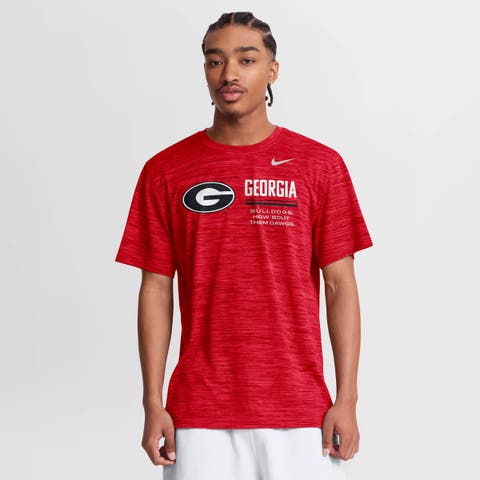 Men's Nike Red Georgia Bulldogs Sideline Velocity Dri-FIT T-Shirt