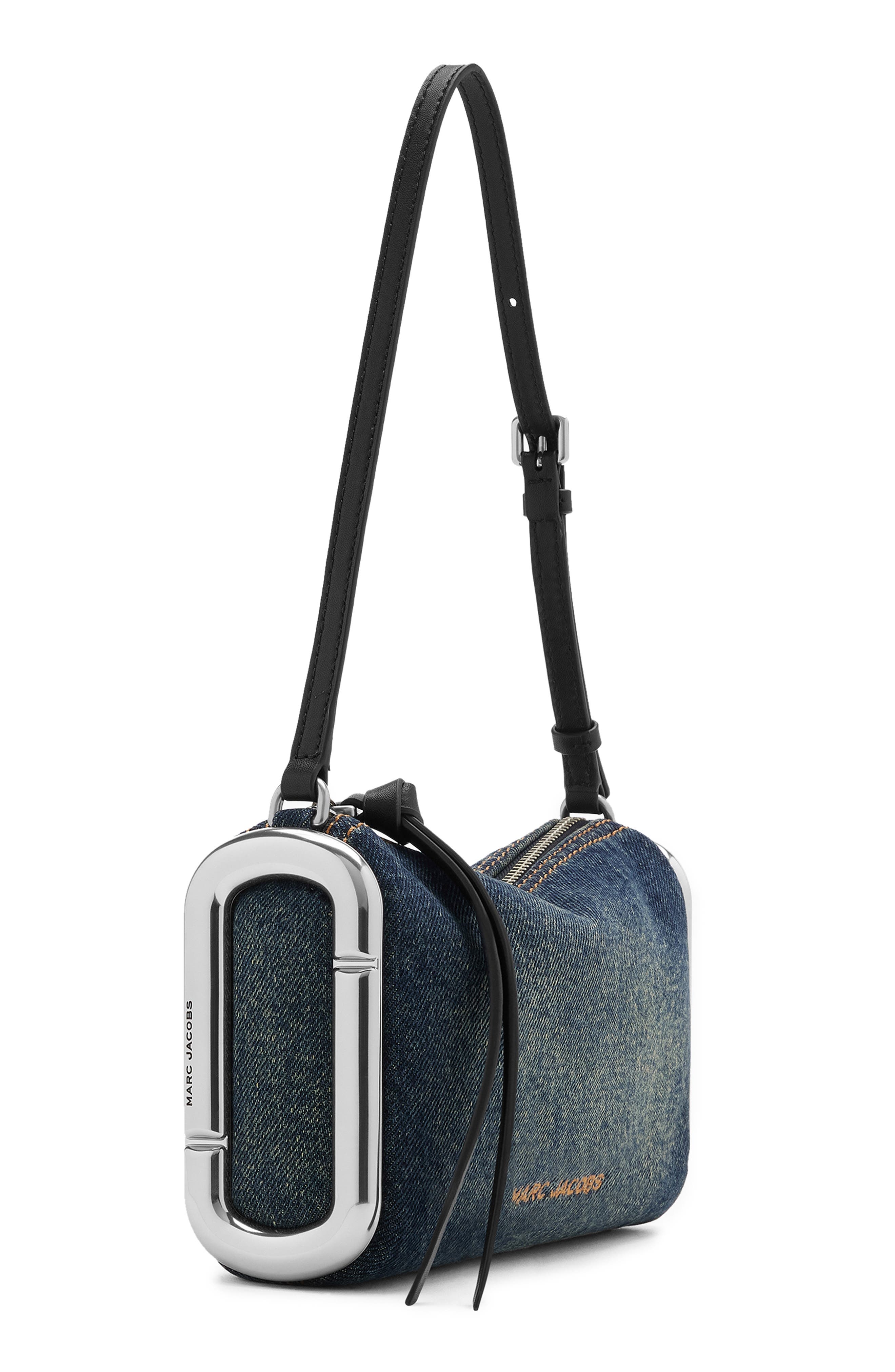 SCENE SM SHOULDER BAG IN DENIM, Alternate, color, TRUE INDIGO