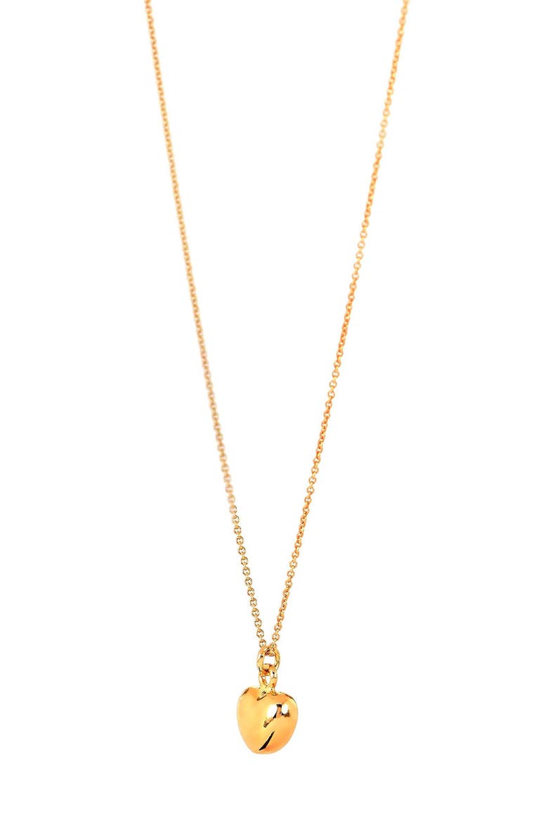 AMERICAN EXCHANGE Primavera Made in Italy Heart Pendant Necklace, Alternate, color, Gold
