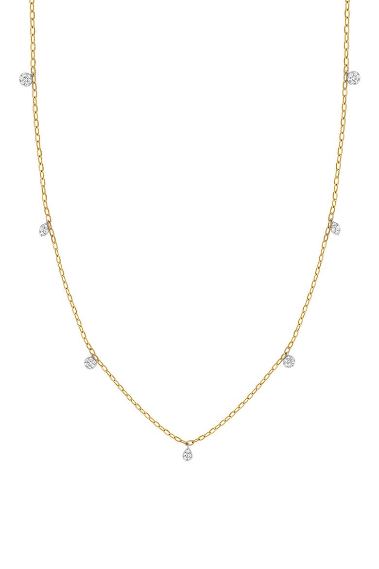  Diamond By The Yard Necklace, Main, color, 18K YELLOW GOLD