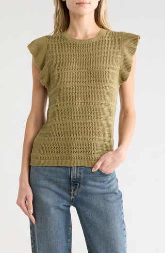 Flutter Sleeve Sweater