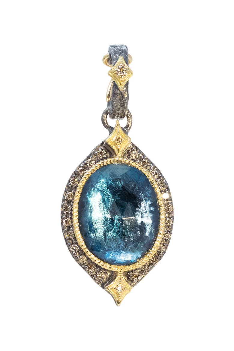 London Blue Topaz Enhancer, Main, color, BLUE