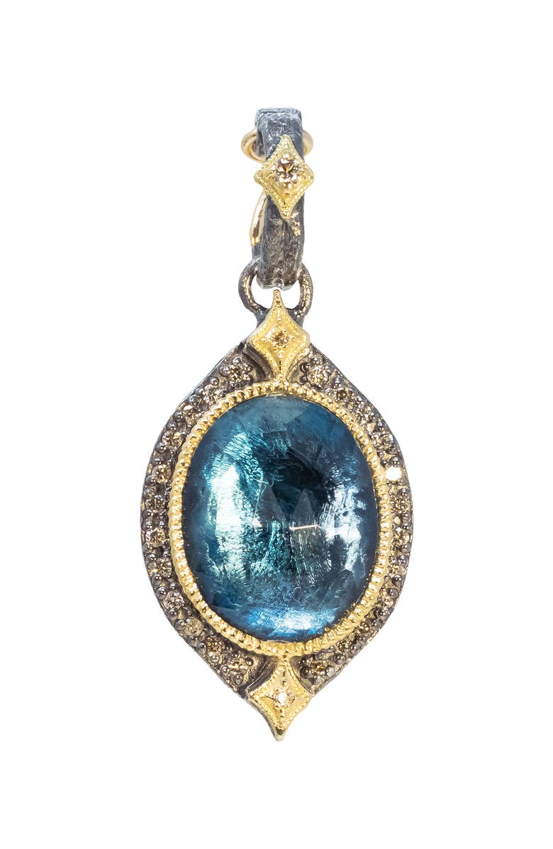 Armenta London Blue Topaz Enhancer, Main, color, Blue