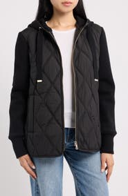 Bernardo Quilted Liner Jacket