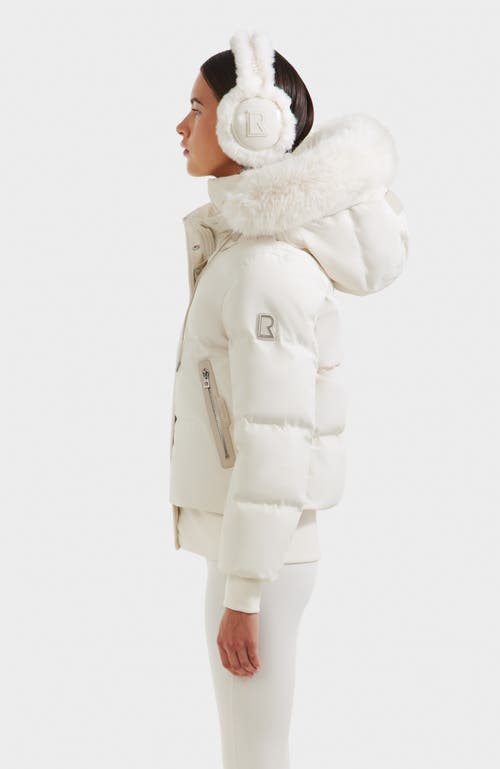 Rudsak Cieyna Down Bomber In White