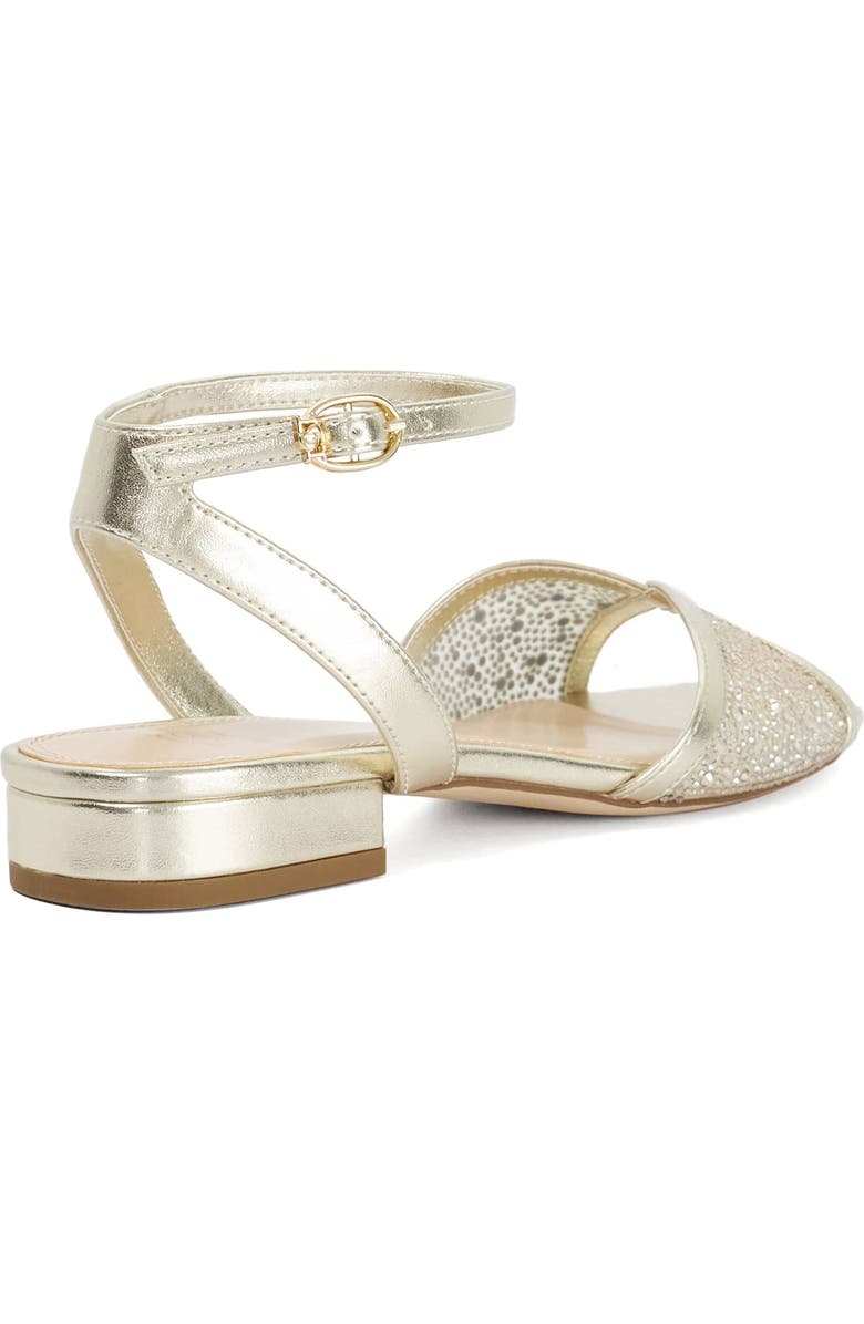 Dune London Naxxos Sandal, Alternate, color, Gold