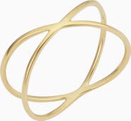 Oradina 14K Yellow Gold West Side Ring