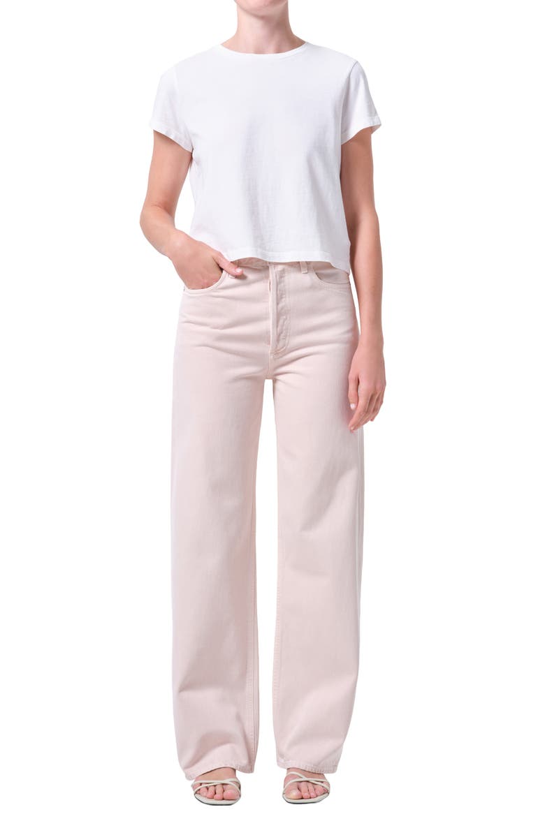 AGOLDE Ren High Waist Wide Leg Jeans, Alternate, color, Foundation Pas