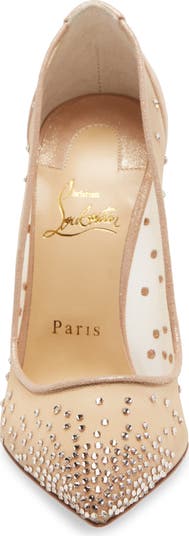 Christian Louboutin Mini Glitter Follies Strass Pump (Women Christian Louboutin Mini Glitter Follies Strass Pump (Women