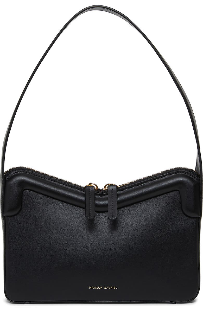 Mansur Gavriel M Frame Leather Baguette Shoulder Bag, Main, color,