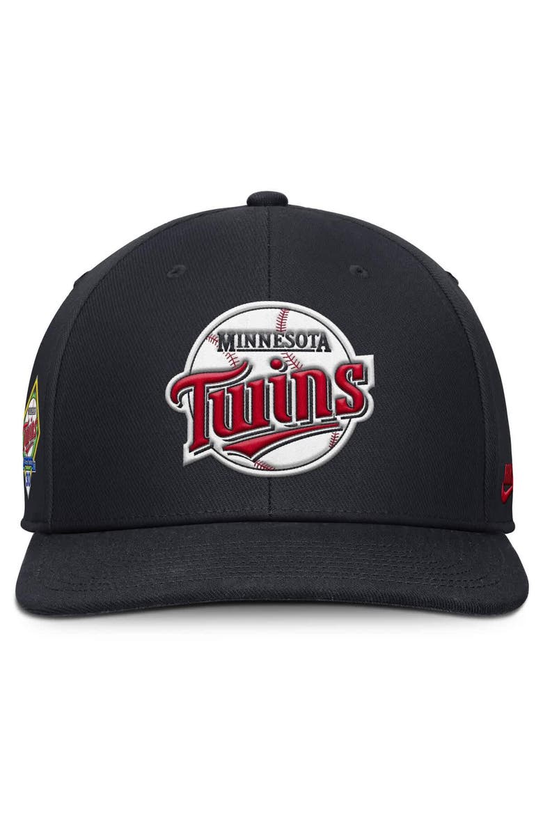 Nike Men's Nike Navy Minnesota Twins Pro Performance Snapback Hat, Alternate, color, Navy