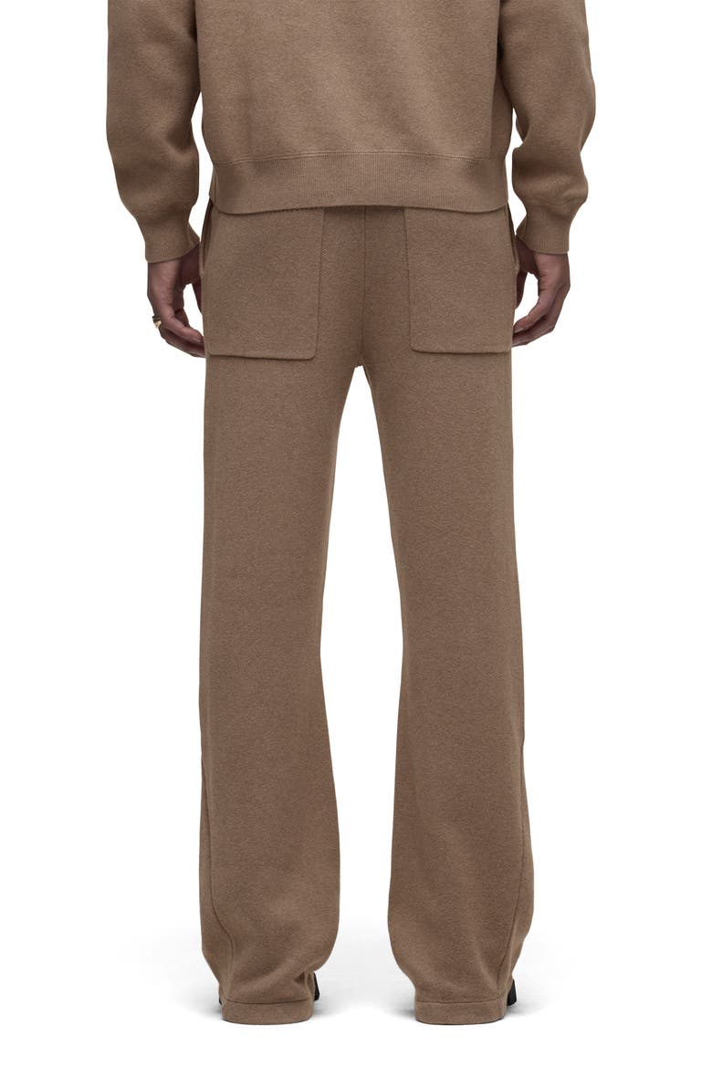 Cotton & Cashmere Double Knit Kick Flare Pants, Alternate, color, TAUPE