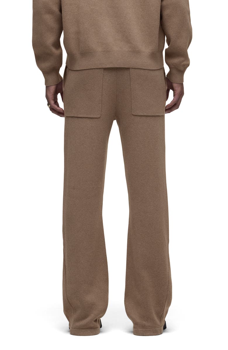 Hudson Jeans Cotton & Cashmere Double Knit Kick Flare Pants, Alternate, color, Taupe