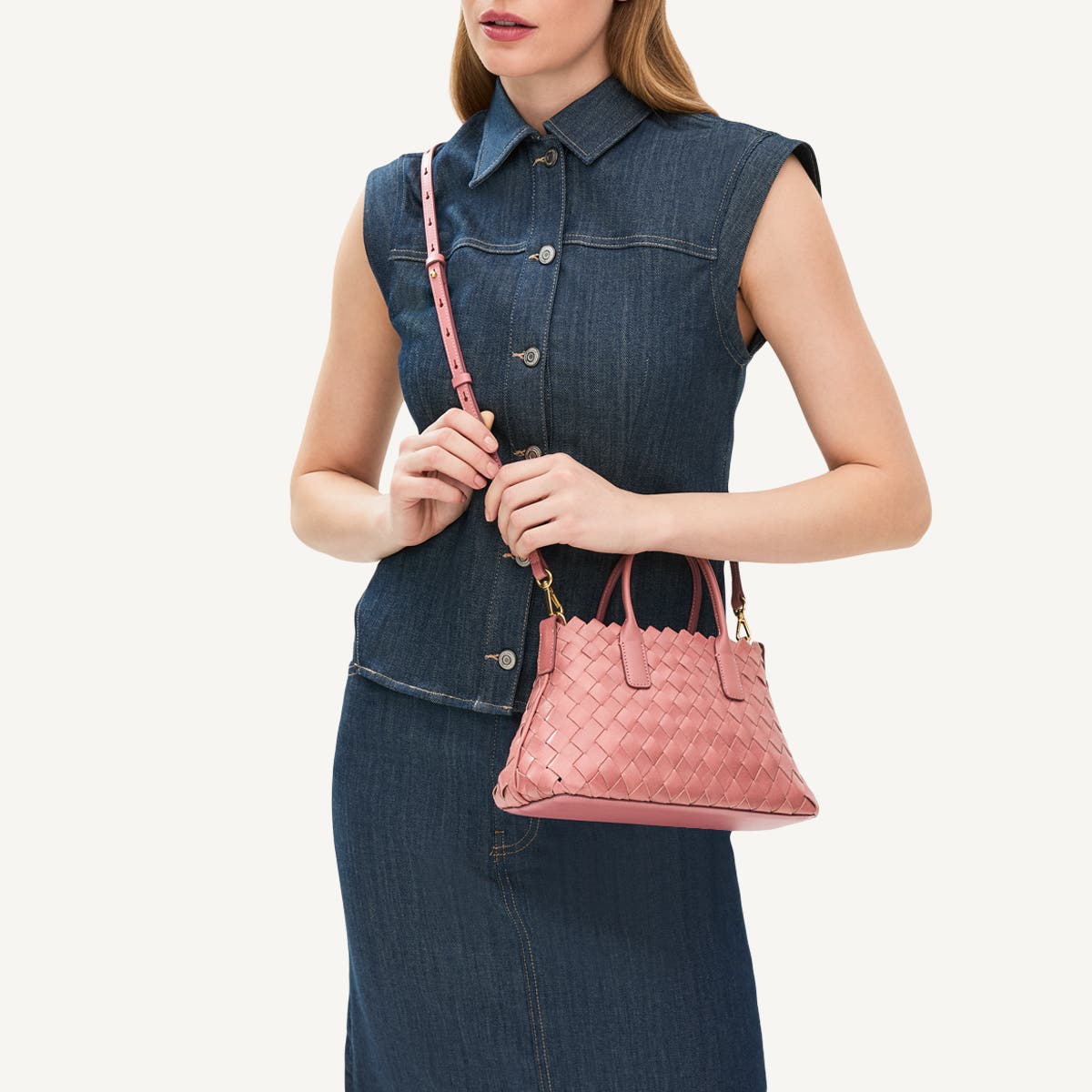 Radley The Goswell Small  Ziptop Satchel Bag, Alternate, color, Pink