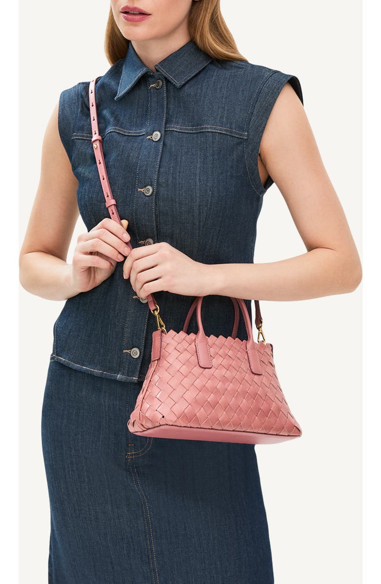 Radley The Goswell Small Ziptop Satchel Bag, Alternate, color, Pink