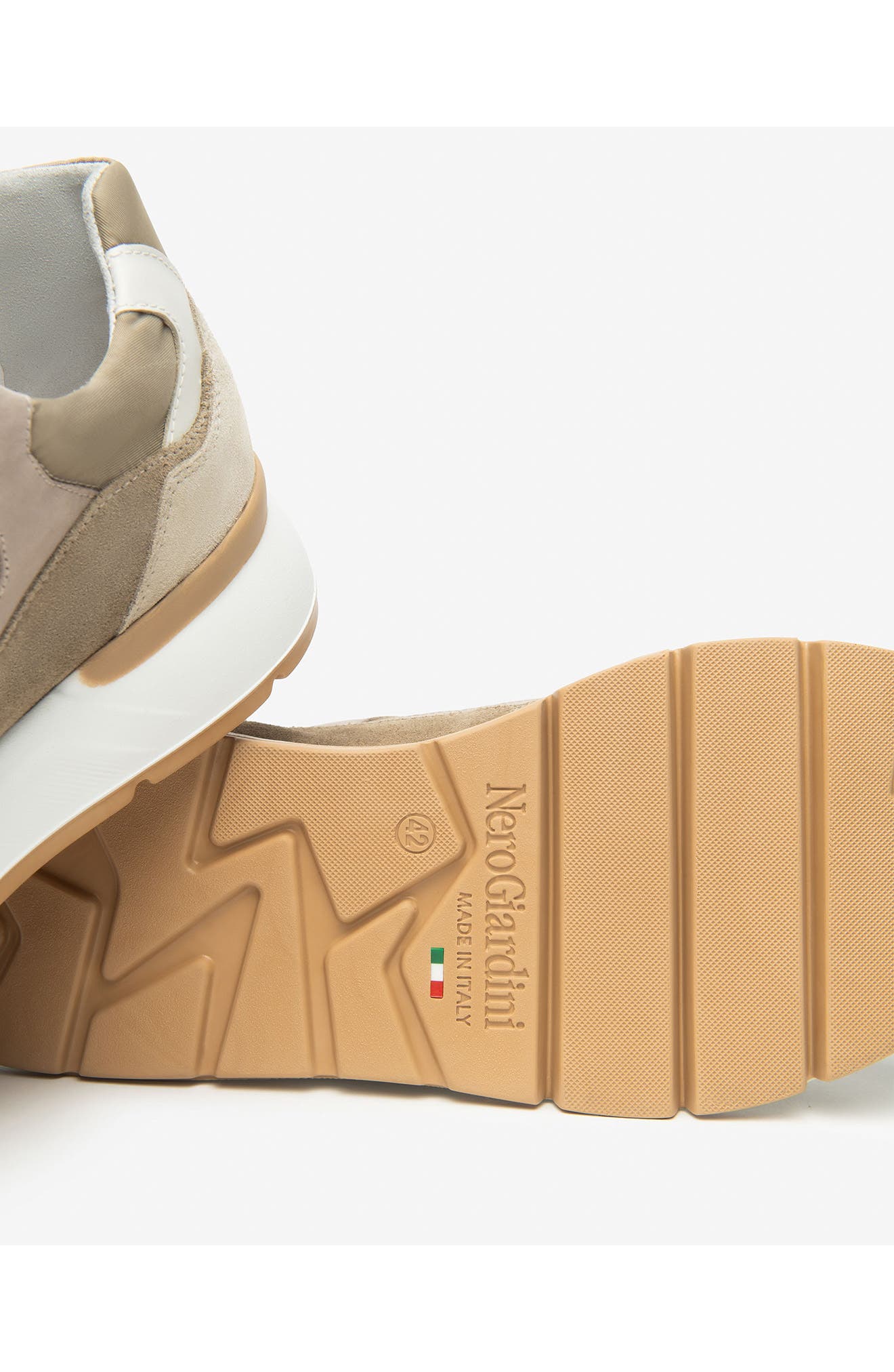 NeroGiardini Low Top Sneaker, Alternate, color, Taupe