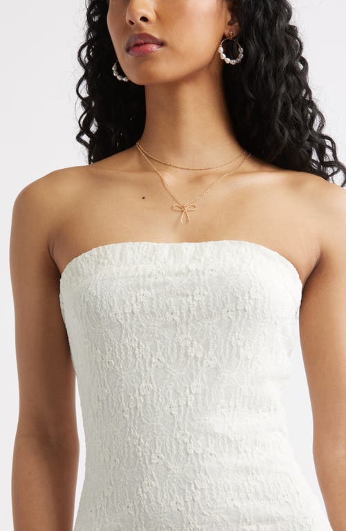 Bp. Floral Lace Body-con Midi Dress