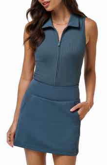 TravisMathew Midline Zip Polo Tank