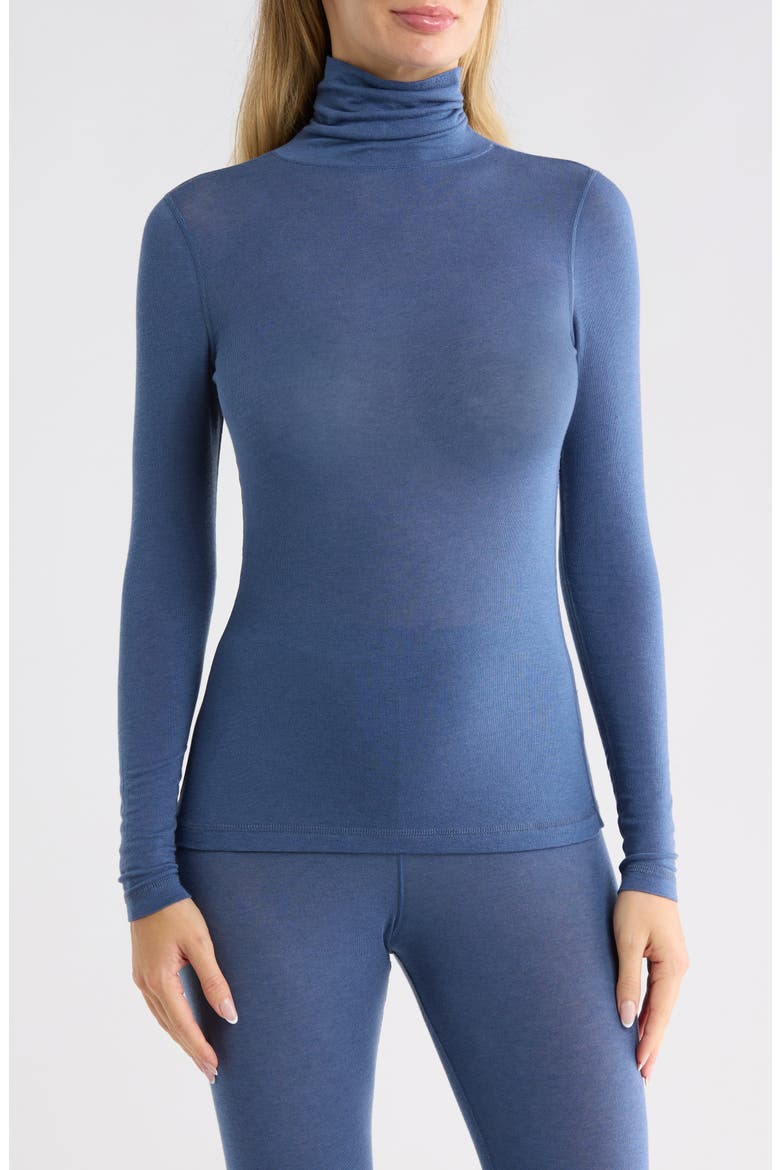 Turtleneck Top, Main, color, LIGHT INDIGO BLUE