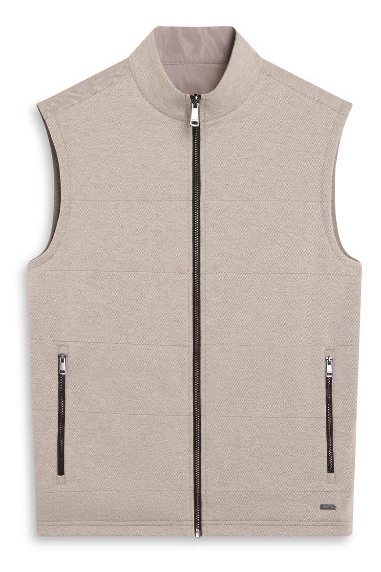 Reversible Knit Vest, Alternate, color, TAUPE