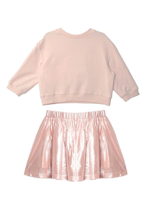 Isobella & Chloe Sweet Cakes Two Piece Set In Pink