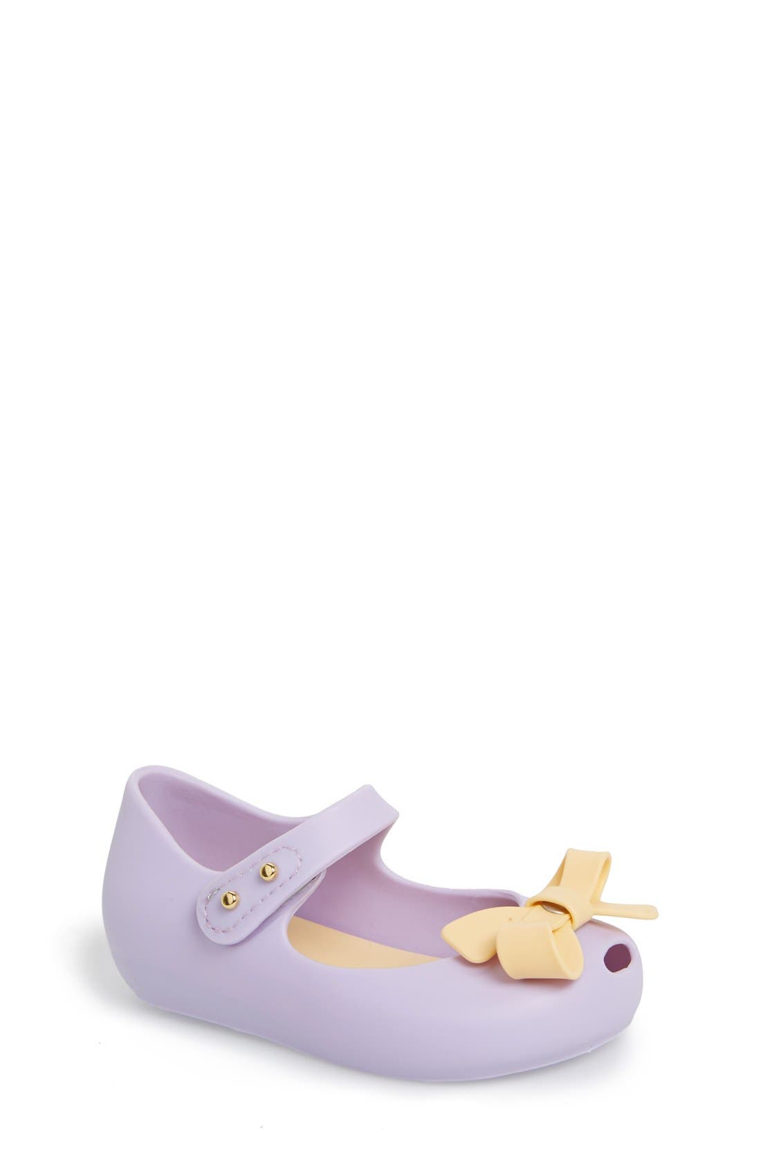 'Ultragirl Bow' Mary Jane Flat, Main, color, LIGHT PURPLE