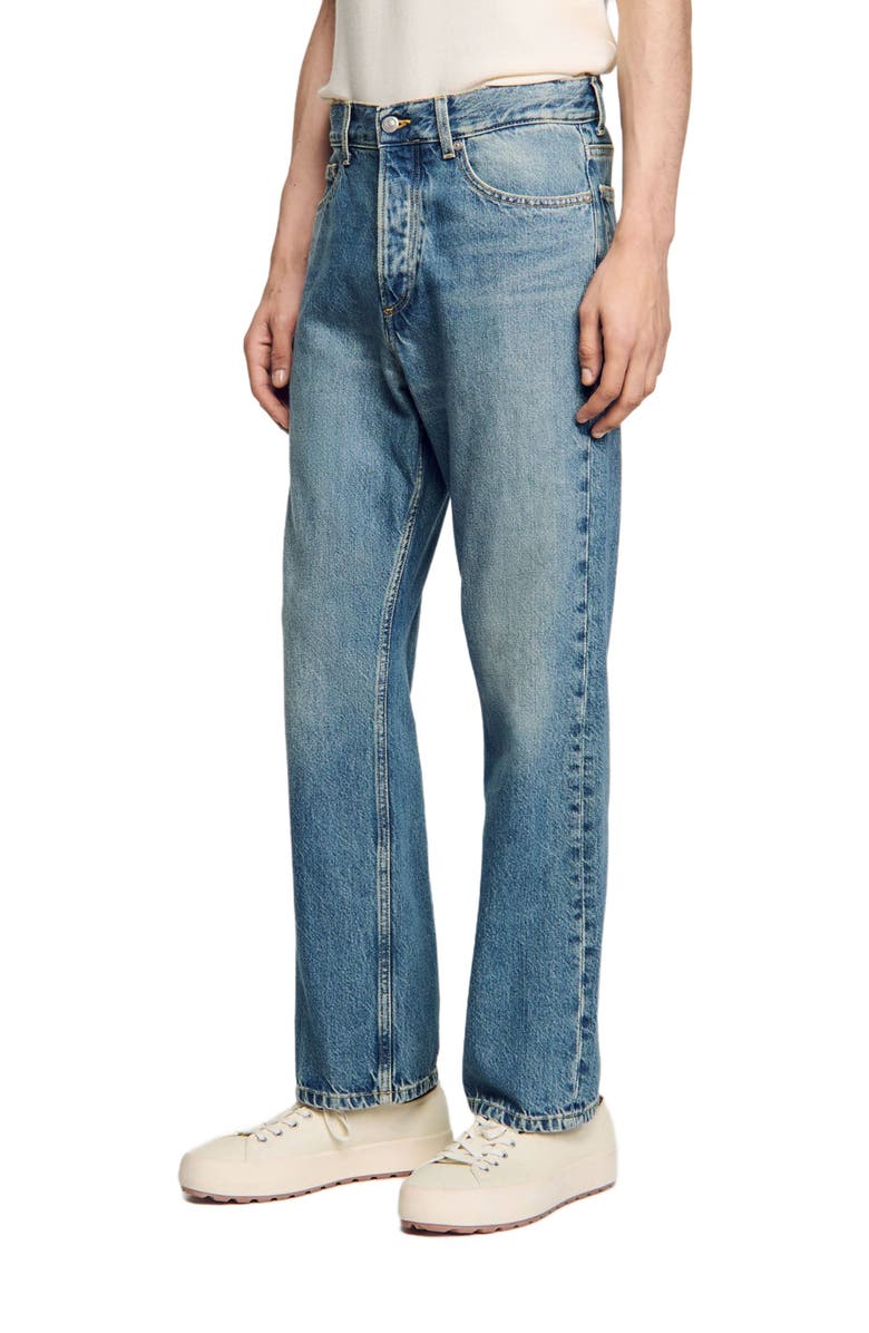 SANDRO Loose-fit jeans, Main, color, Blue Vintage - Denim