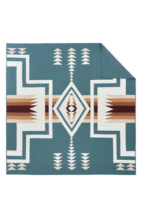 Harding Pieced Cotton Quilt & Sham Set