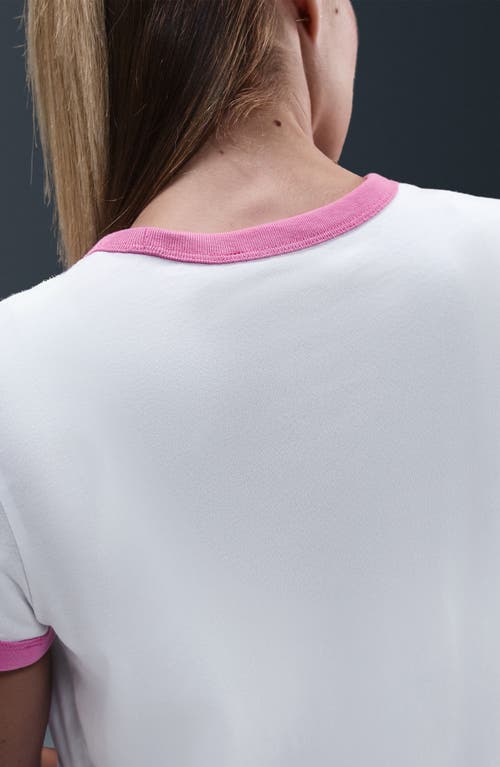 Nike Sportswear Crop 1972 Marathon Ringer T-shirt In Multi