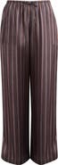 Reformation Elise Tie Waist Silk Blend Pants