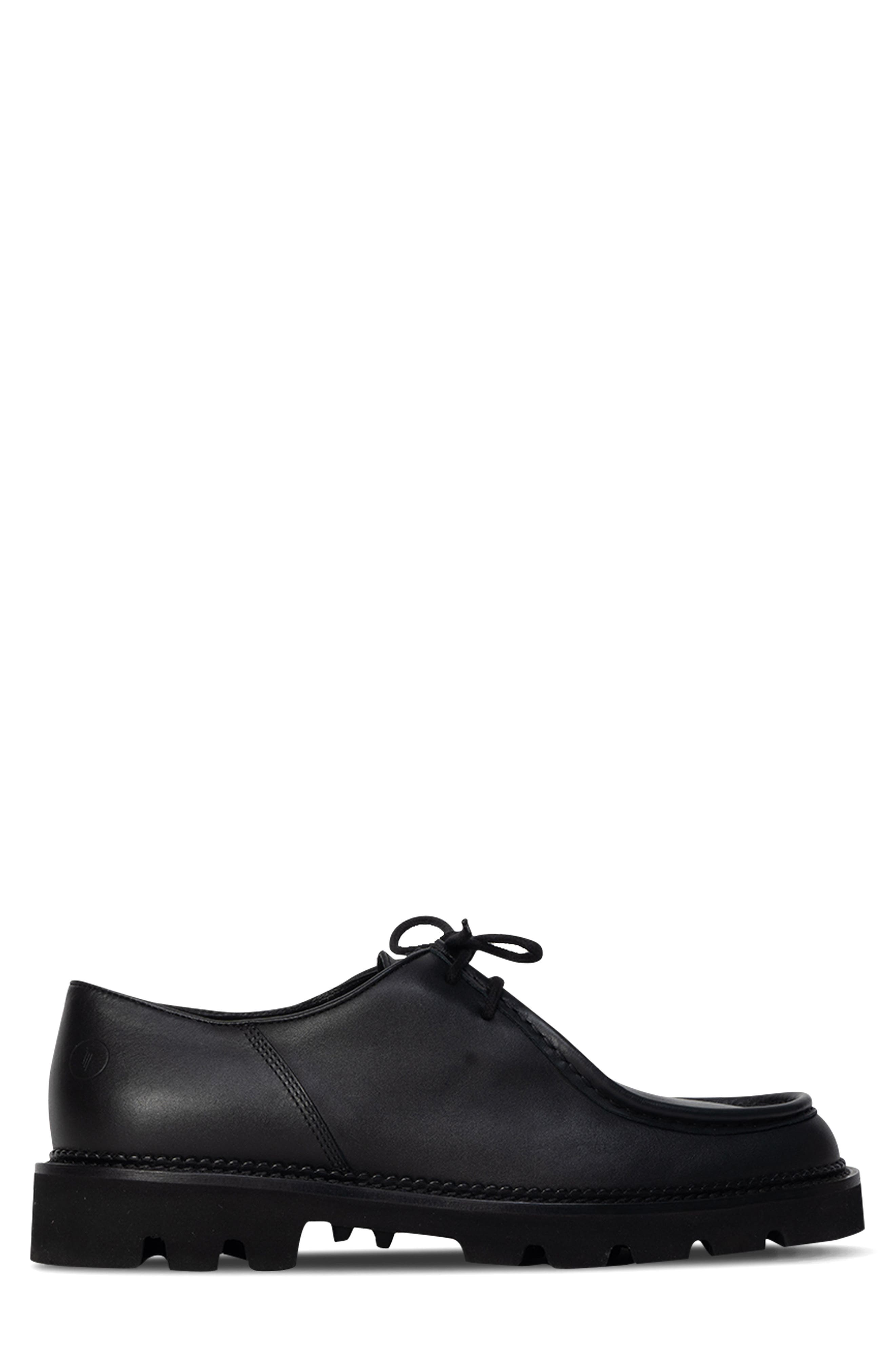 Collegium Moc Toe Derby, Alternate, color, Nero