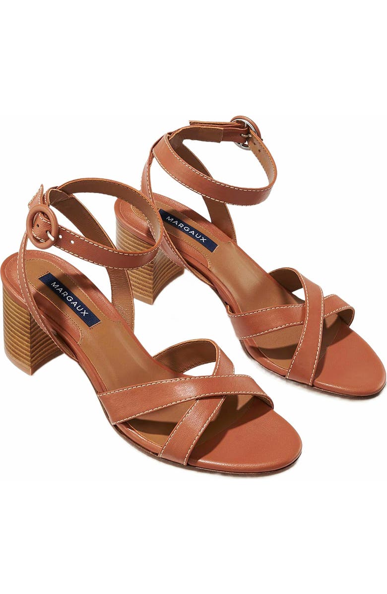 MARGAUX The City Sandal, Alternate, color, Saddle