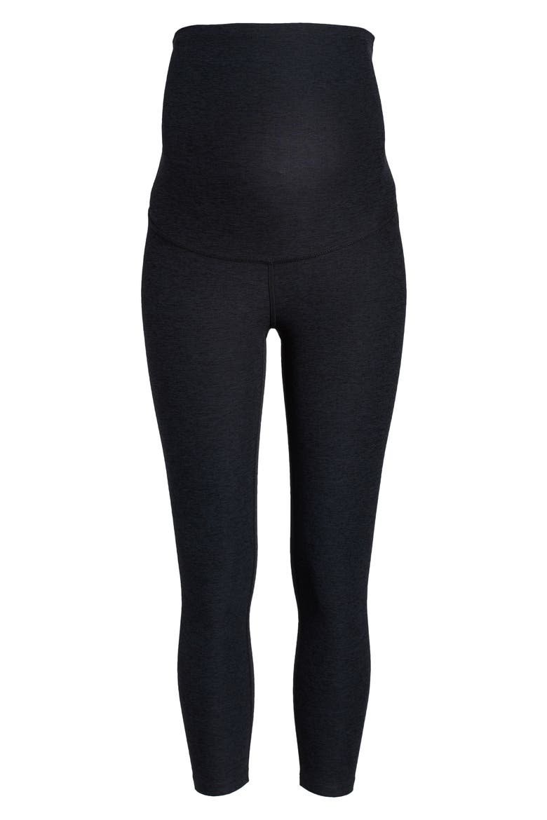 Love the Bump Maternity Capri Leggings, Alternate, color, DARKEST NIGHT