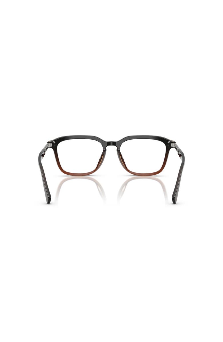Brunello Cucinelli 53mm Rectangle optical glasses, Alternate, color, Black