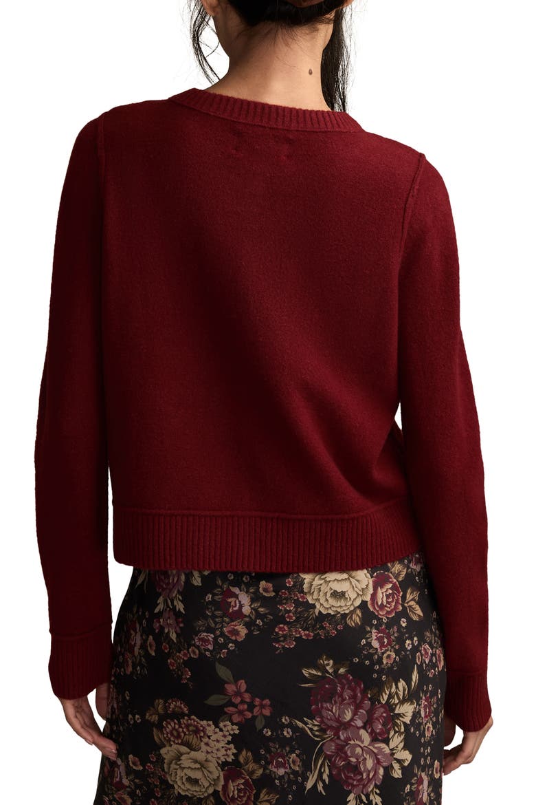 Cloud Soft Cardigan, Alternate, color, SYRAH