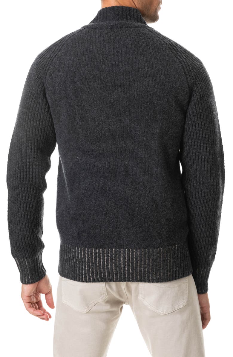 Rodd & Gunn Grovetown Full Zip Wool Sweater, Alternate, color, 