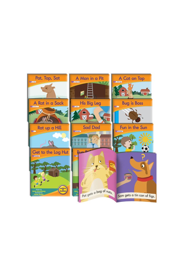 Letter Sound Readers Fiction Toy Phase 2, Main, color, Multicolored