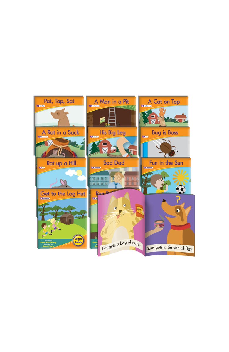 Junior Learning Letter Sound Readers Fiction Toy Phase 2, Main, color, Multicolored