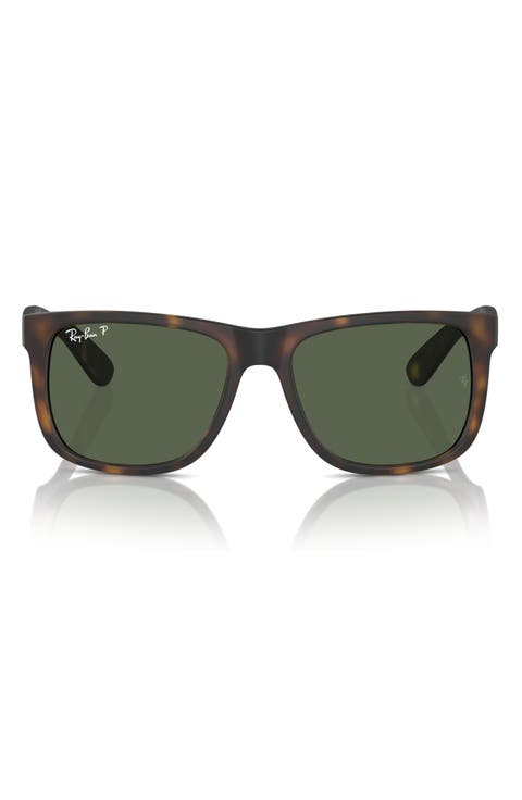 Justin 55mm Polarized Square Sunglasses