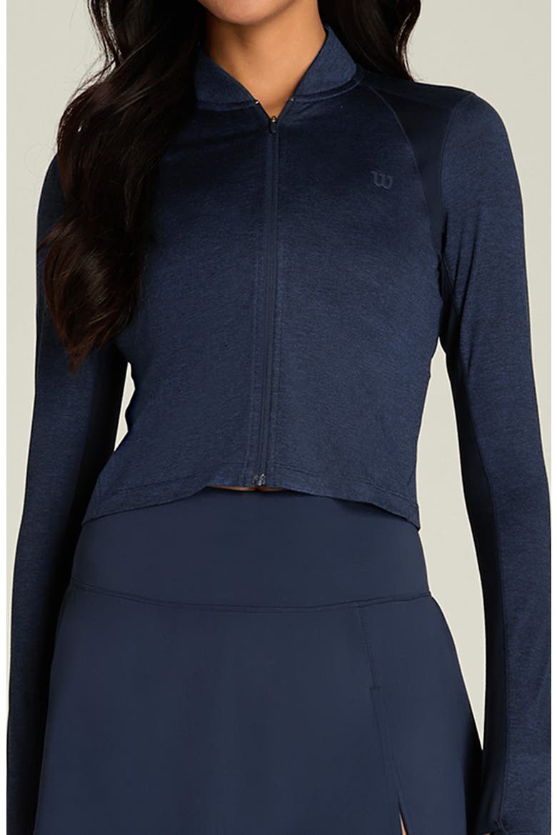 All Day Full Zip Performance Top, Main, color, CLASSIC NAVY