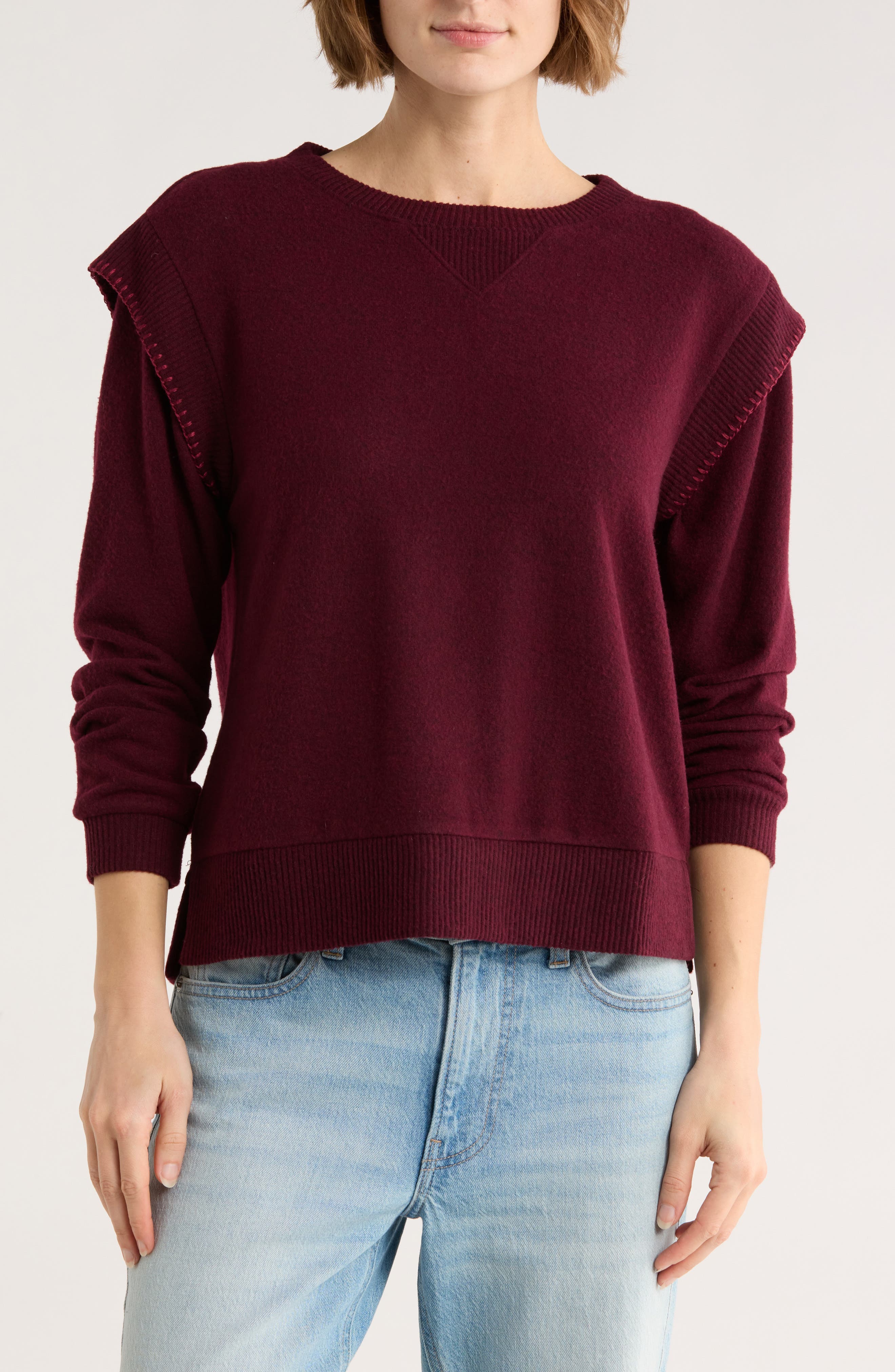 Democracy Whipstitched Sweatshirt