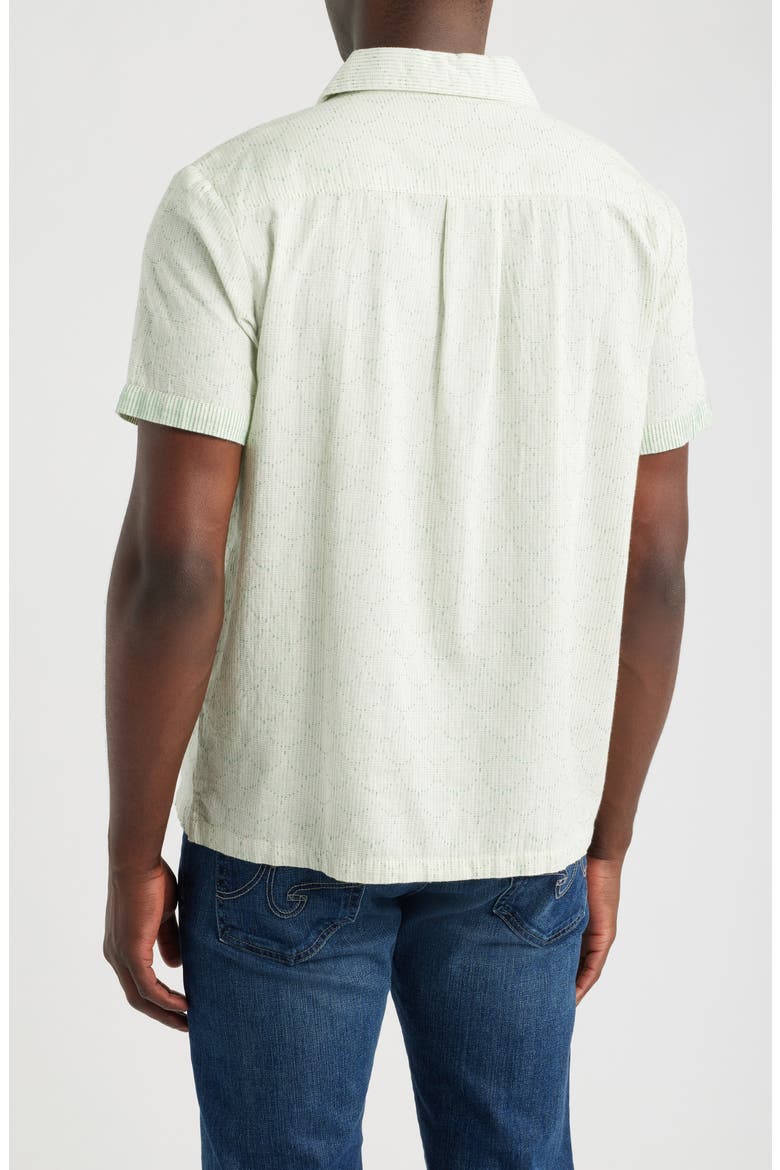 Scales Camp Shirt, Alternate, color, OFF WHITE